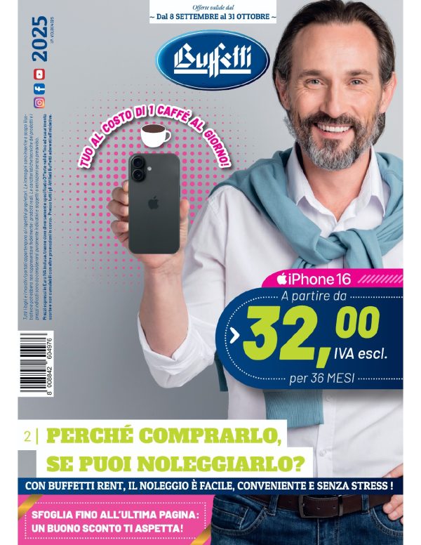 Volantino Buffetti Settembre - Ottobre 2025